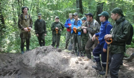 В Калужской области мордовские поисковики нашли тела 18 бойцов